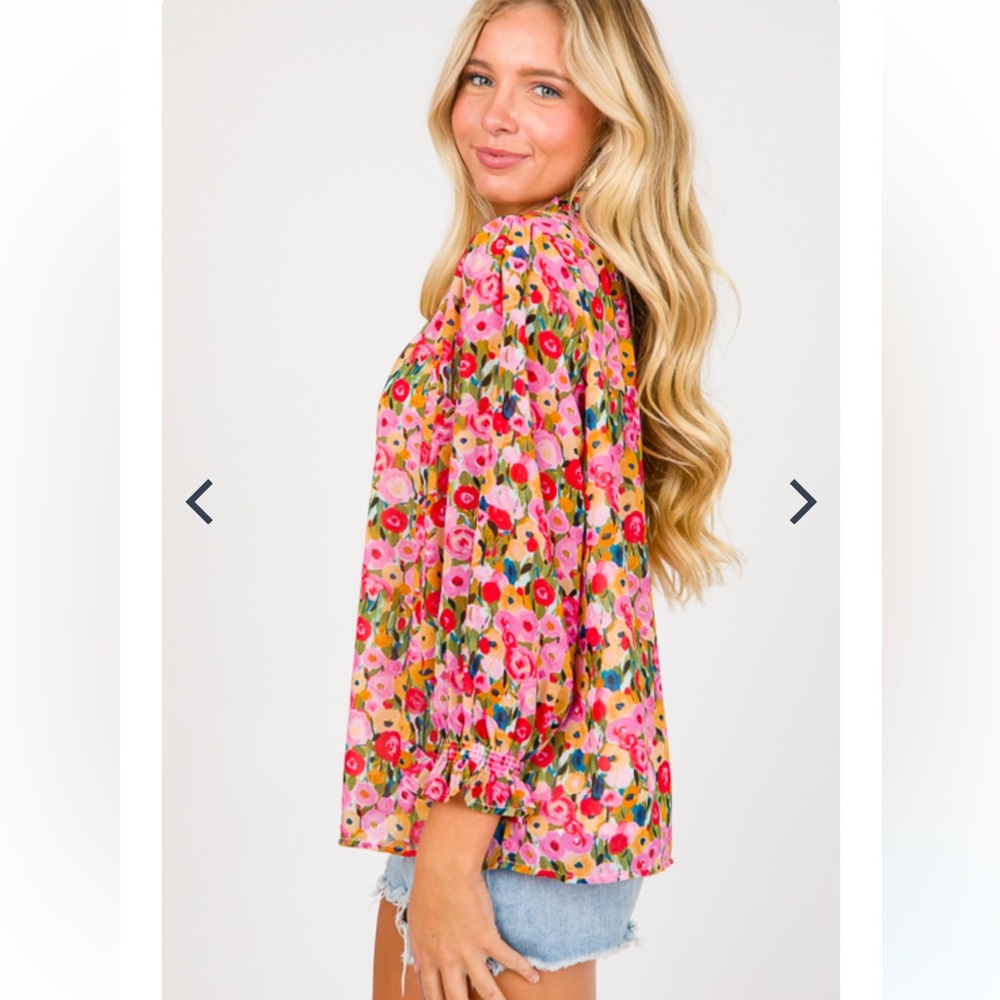 NWT Entro The Bloom Top size M - Picture 4 of 11